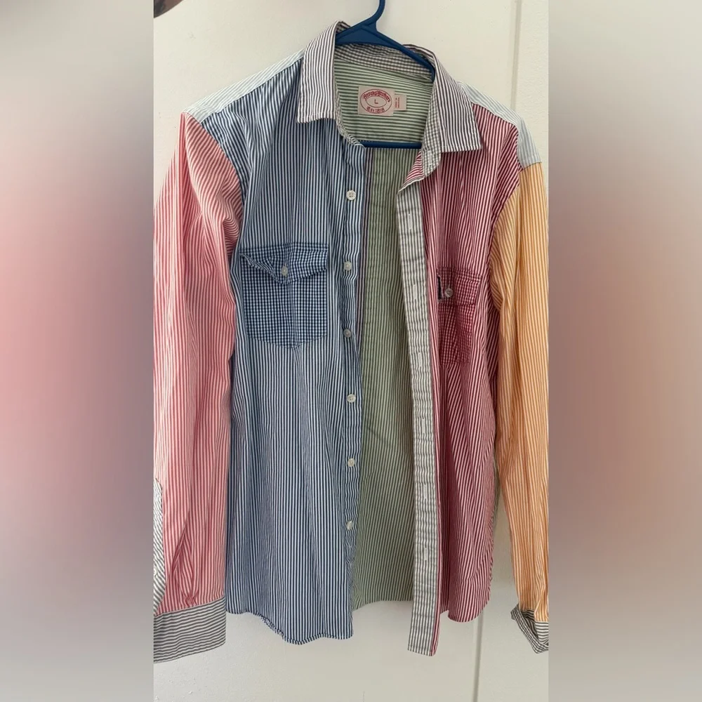 Brooks Brothers Multicolor Striped Button Down Shirt - Picture 1 of 3